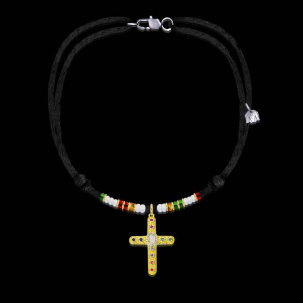 collier-croix-antique-jaune-paques